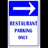 Private Property  Restaurant sign